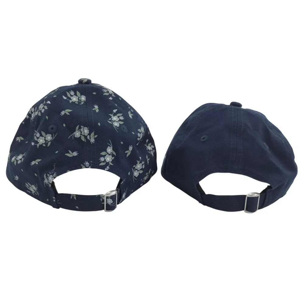 (LOT 2) New Era Dallas Cowboys Hats YOUTH Girl Adjustable Blue Floral Hearts NEW